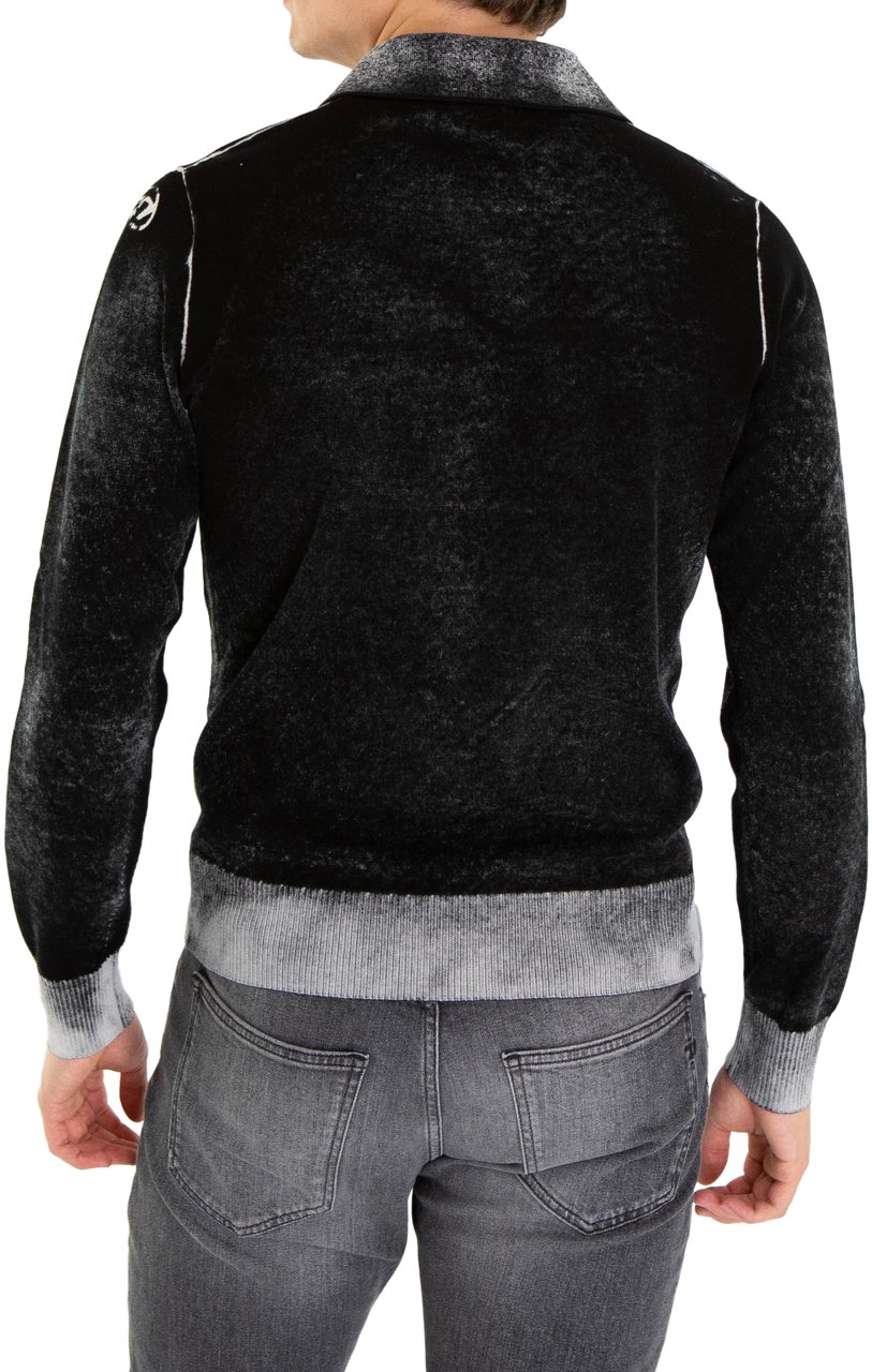 Diesel Heren K-Lorenzo Knitwear Zwart