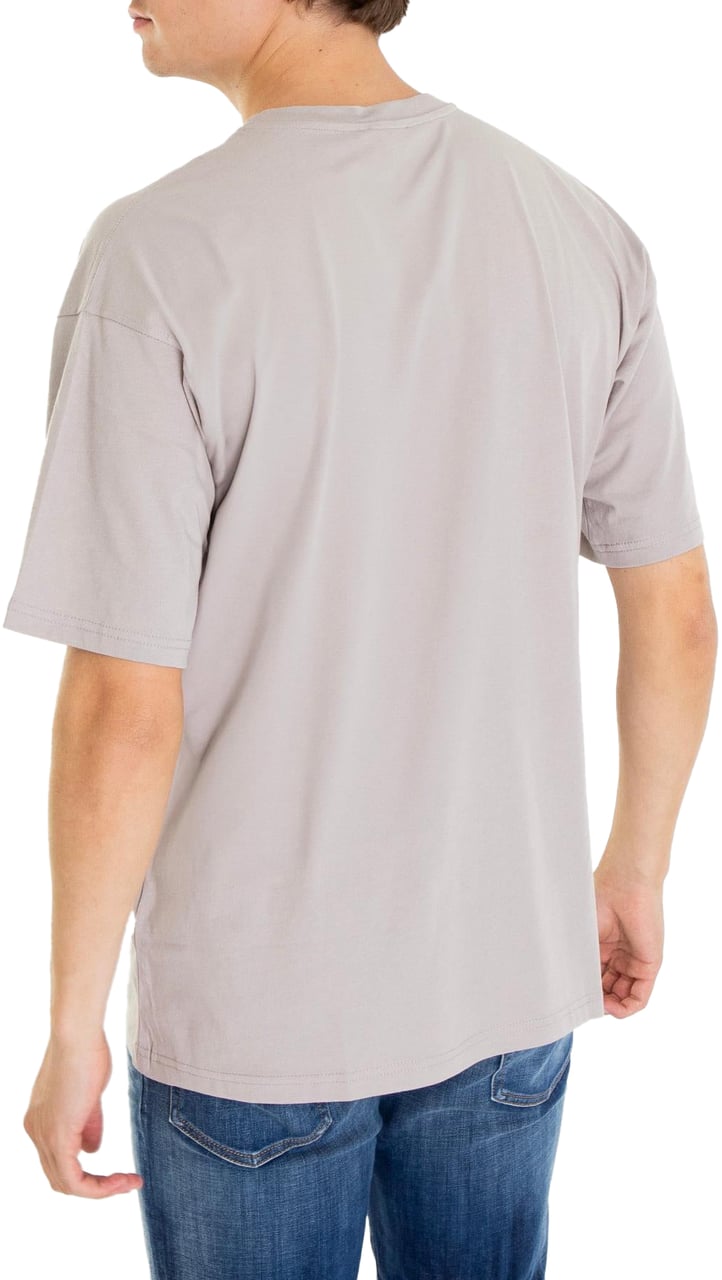 Diesel Heren T-Boxt-Bleach T-Shirt Grijs Grijs