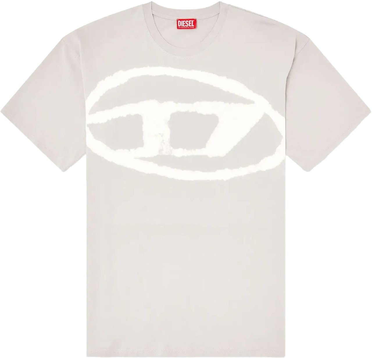 Diesel Boxy T-shirt Bleach Grijs