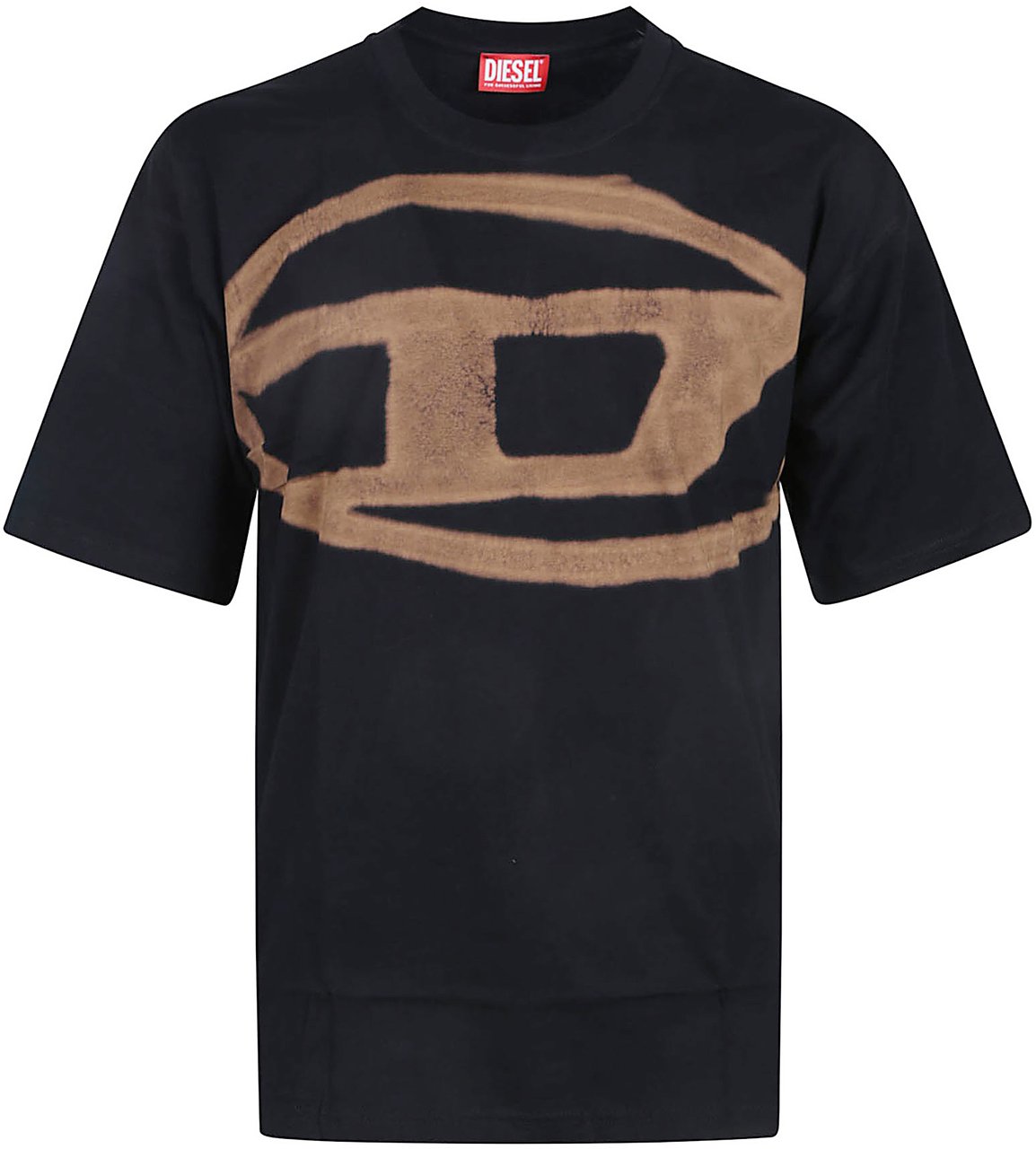 Diesel T-boxt Bleanch T-shirt Black Zwart
