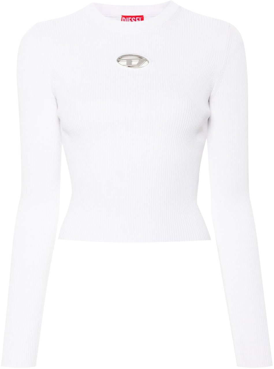 Diesel Sweaters White Wit