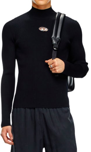 Diesel K-zackary Jumper Black Zwart