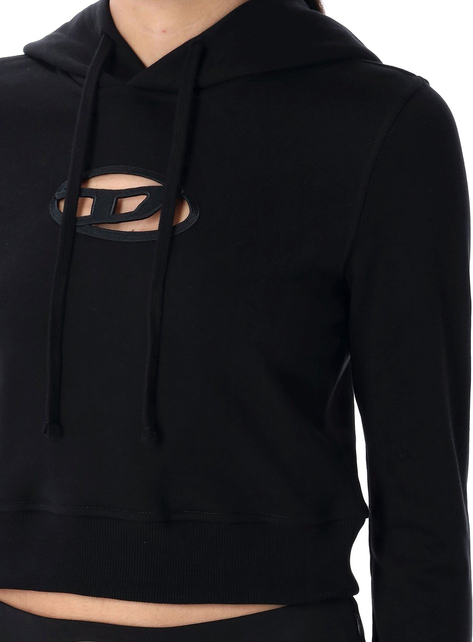 Diesel F-Slimmy-hood-od Zwart