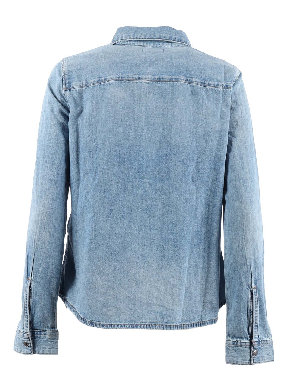 Diesel De-Eazy Logo Denim Shirt Blauw