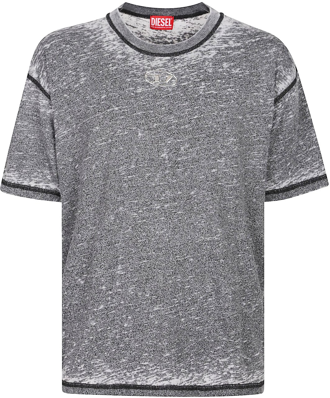 Diesel T-boxt N14 T-shirt Grey Grijs