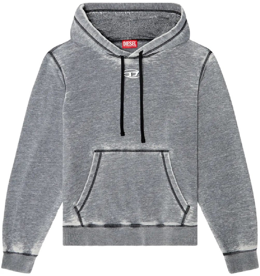 Diesel s-ginn-hood-pak felpa divers Divers