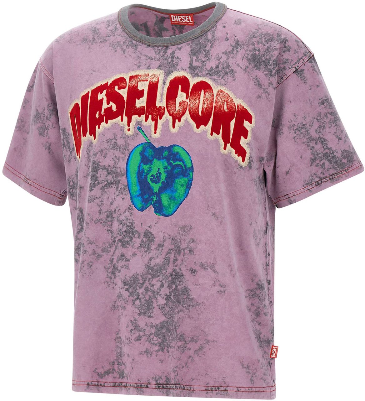 Diesel T-Shirts And Polos Purple Paars