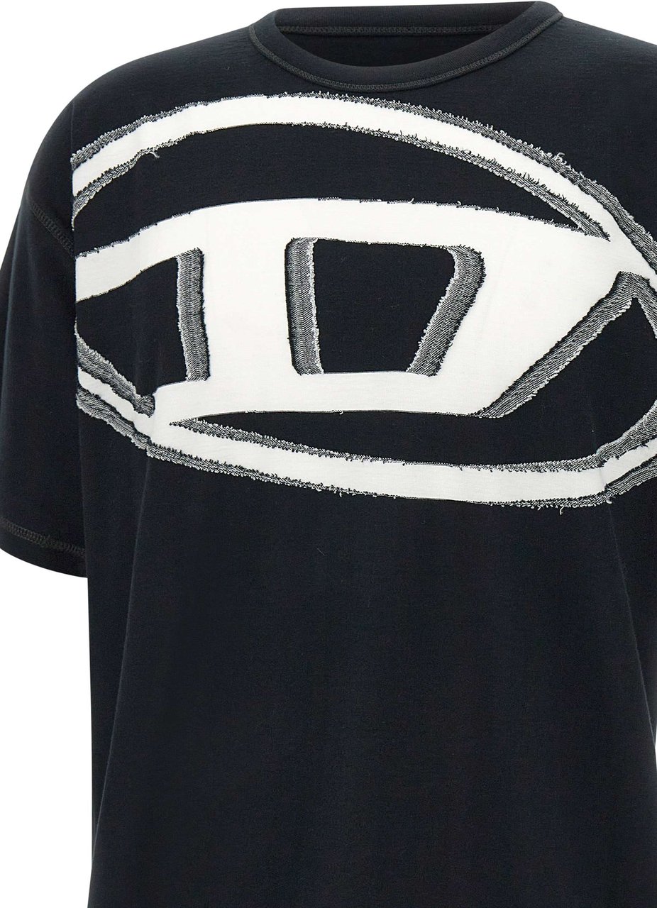 Diesel T-Shirts And Polos Black Zwart
