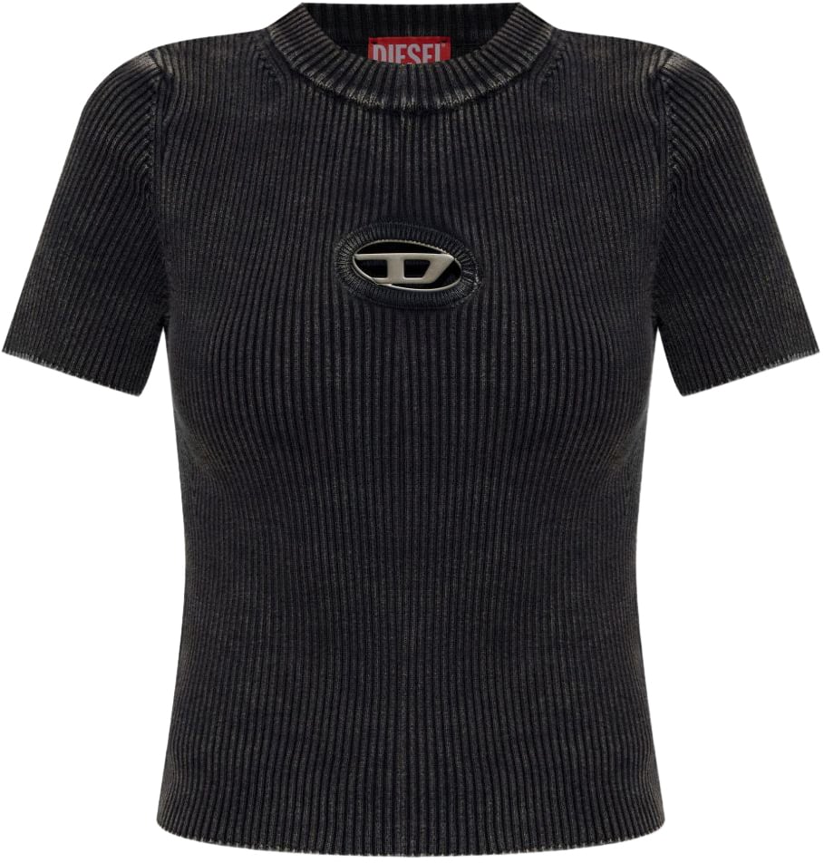Diesel T-Shirts And Polos Black Zwart