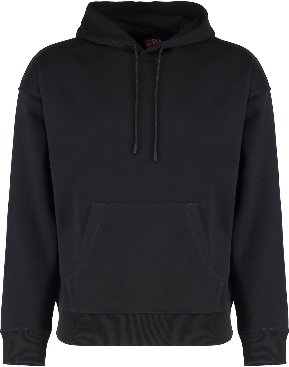 Diesel S-Rob-Hood-R1 Cotton hoodie Zwart