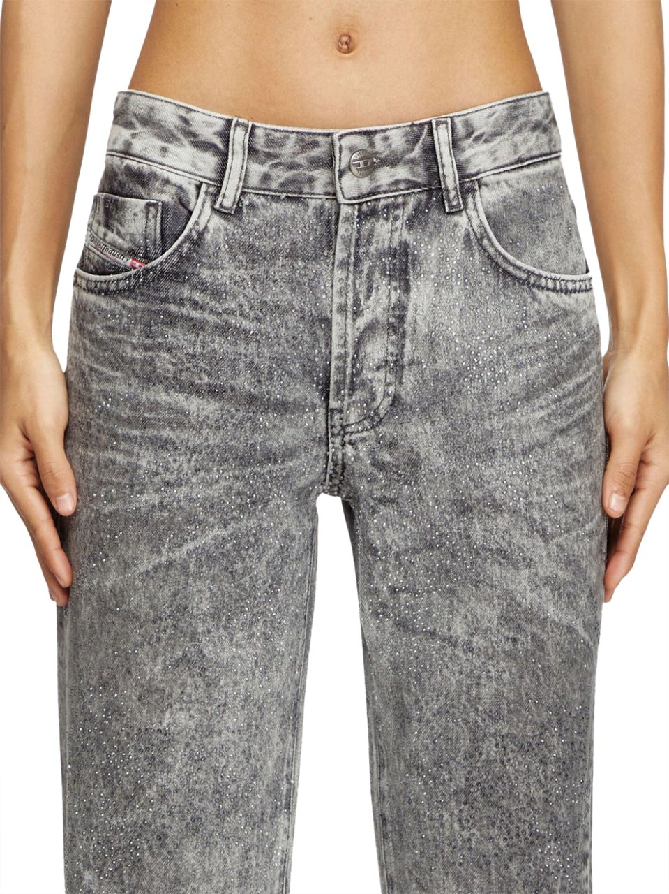 Diesel Trousers Black Zwart