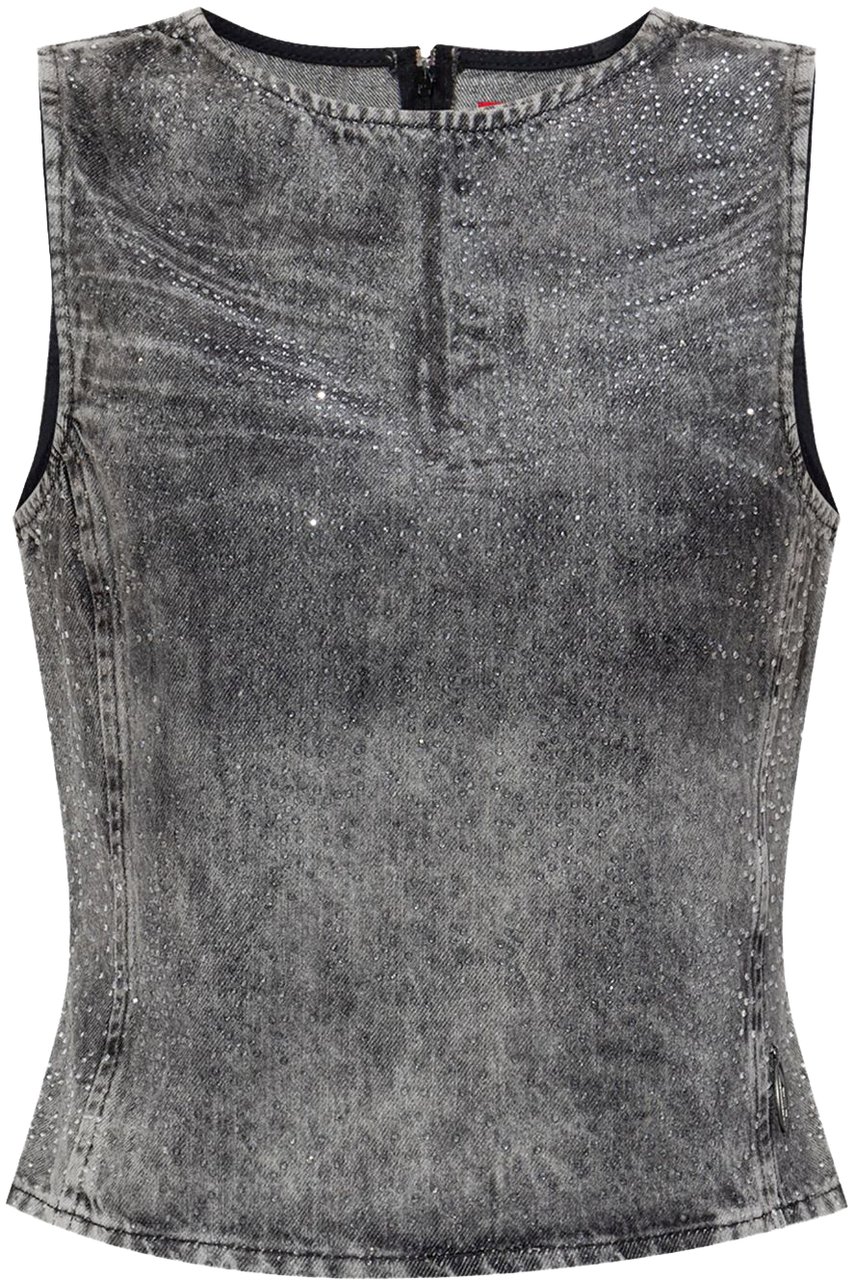Diesel Top Black Zwart