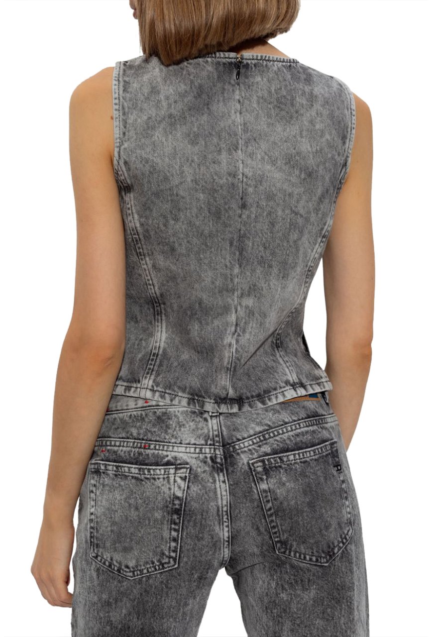 Diesel Top Black Zwart