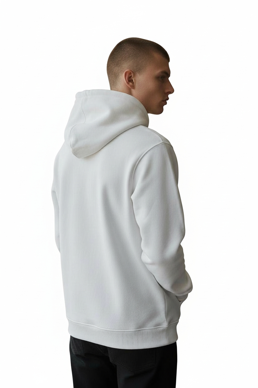 Diesel Classic Pullover Hoodie Wit