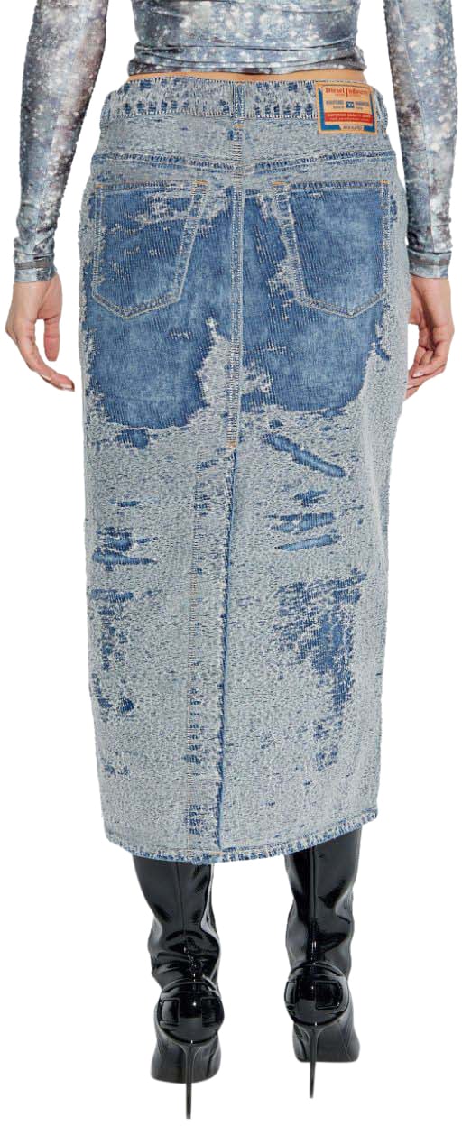 Diesel Skirts Denim Blauw