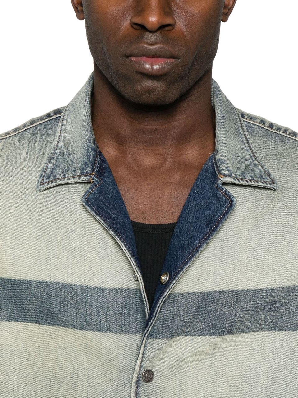 Diesel Shirts Denim Blauw