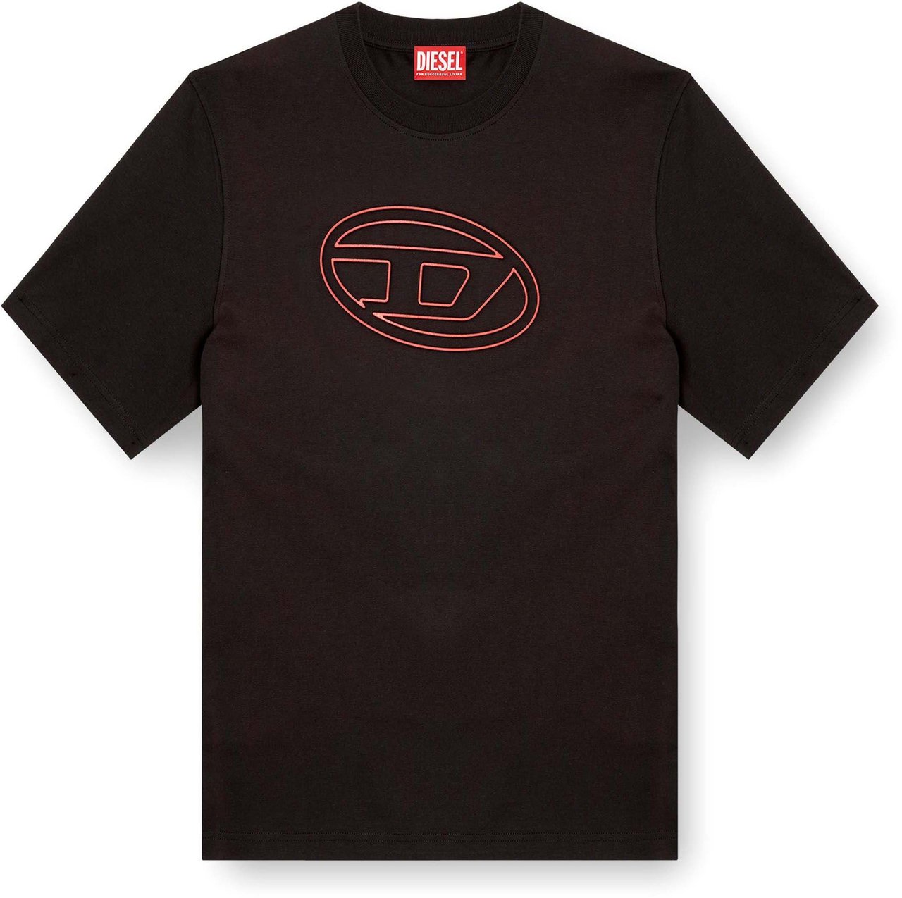 Diesel T Adjust Bigoval T-Shirt Zwart