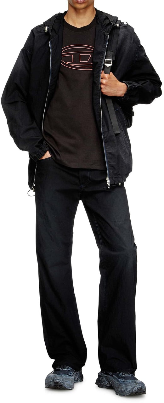 Diesel T Adjust Bigoval T-Shirt Zwart