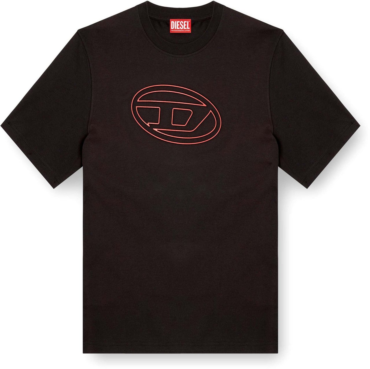 Diesel T Adjust Bigoval T-Shirt Zwart