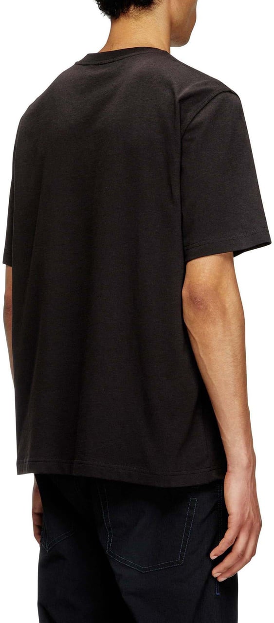 Diesel T Adjust Bigoval T-Shirt Zwart