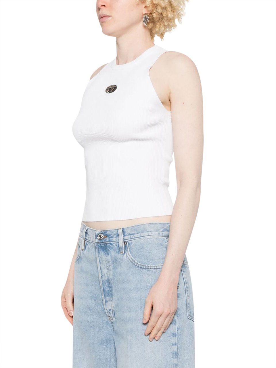 Diesel Top White Wit