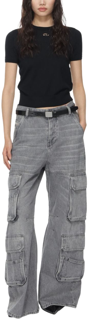 Diesel Top Black Zwart