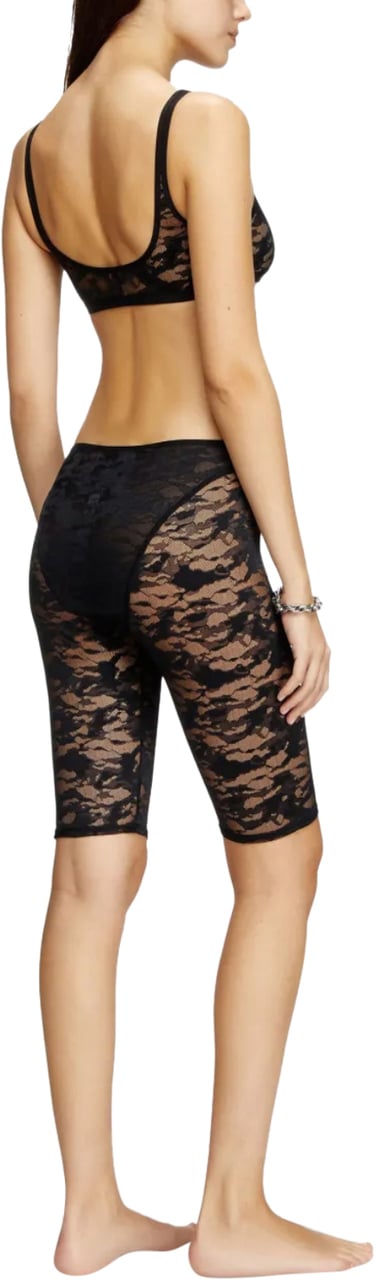 Diesel Kendra Utlt Lace Short Black Zwart
