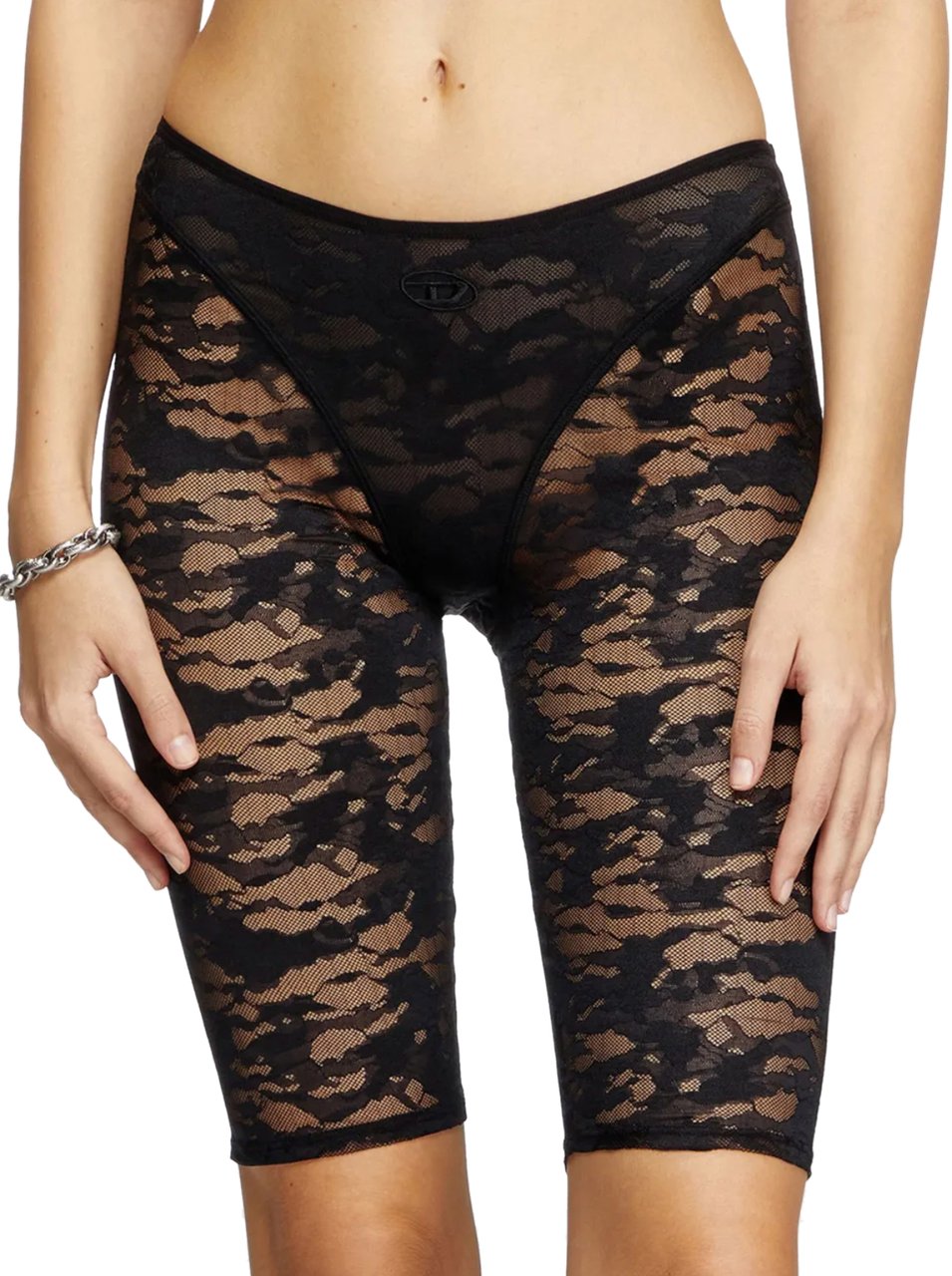 Diesel Kendra Utlt Lace Short Black Zwart