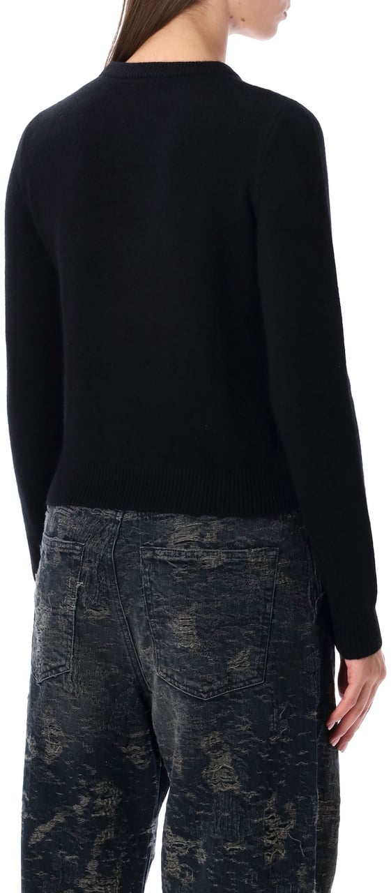 Diesel Diesel M-Areesa Slim Cut-Out Logo Sweater Zwart