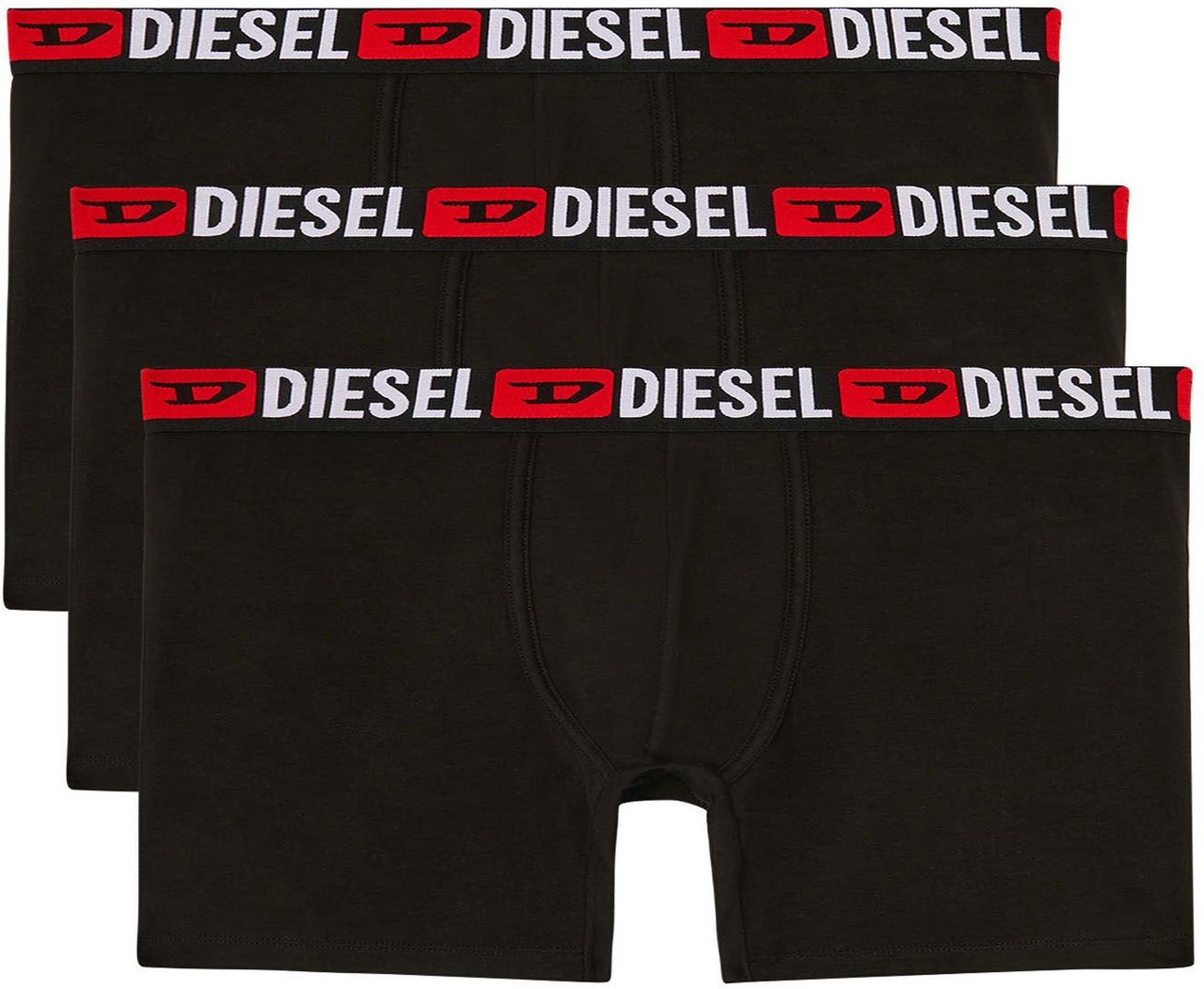 Diesel Max D Core 3-Pack Long Boxer Zwart
