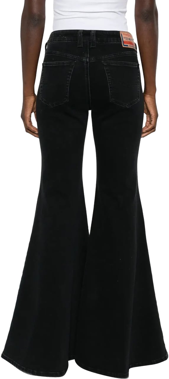 Diesel 1970 D Bleess Denim Pants Black Zwart