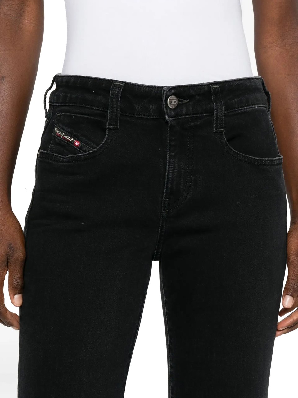 Diesel 1970 D Bleess Denim Pants Black Zwart