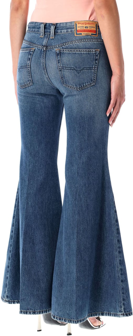 Diesel 1970 D-Bleess Flared Denim Blu Blauw