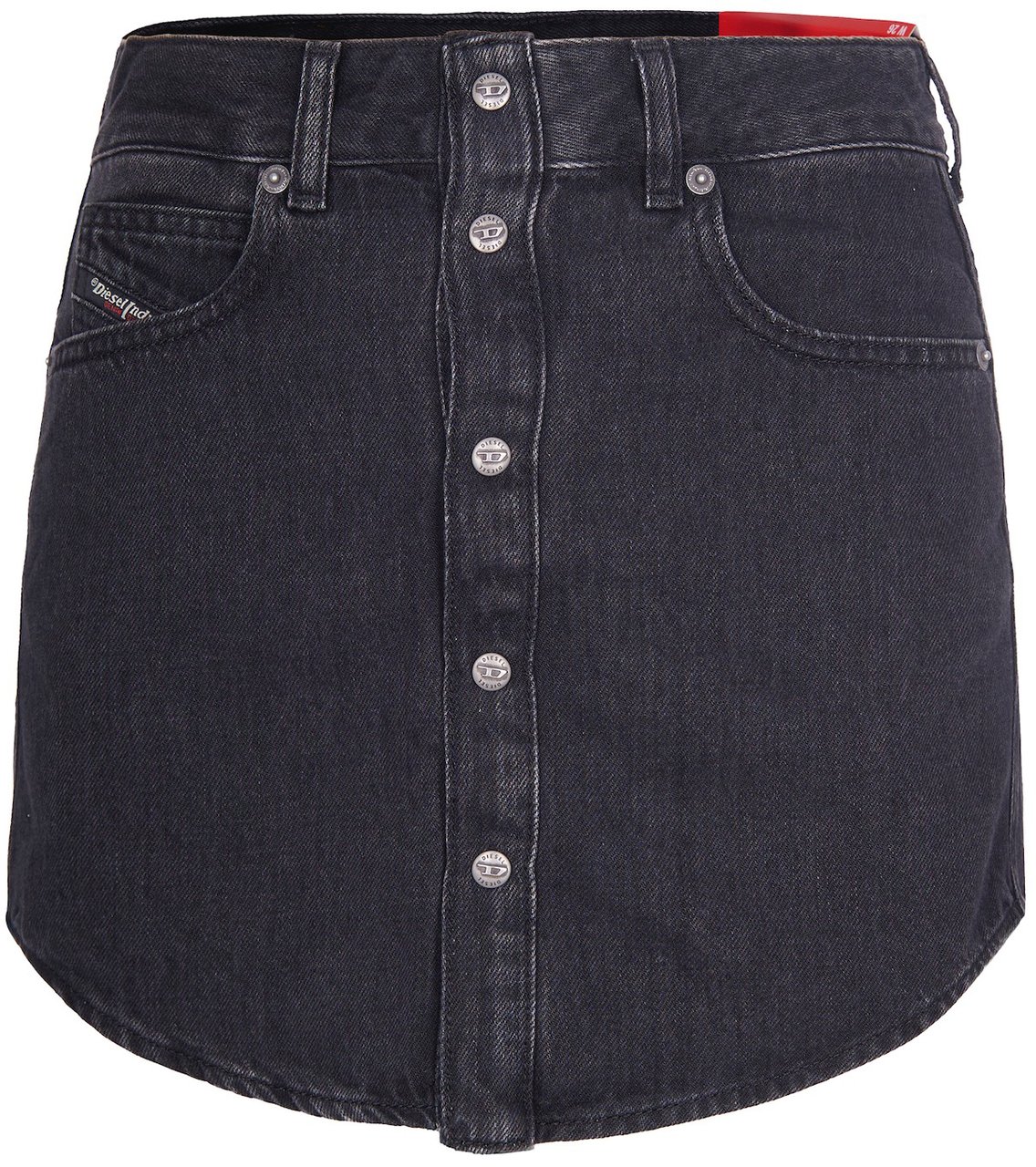 Diesel Skirts 008Blackdenim Zwart