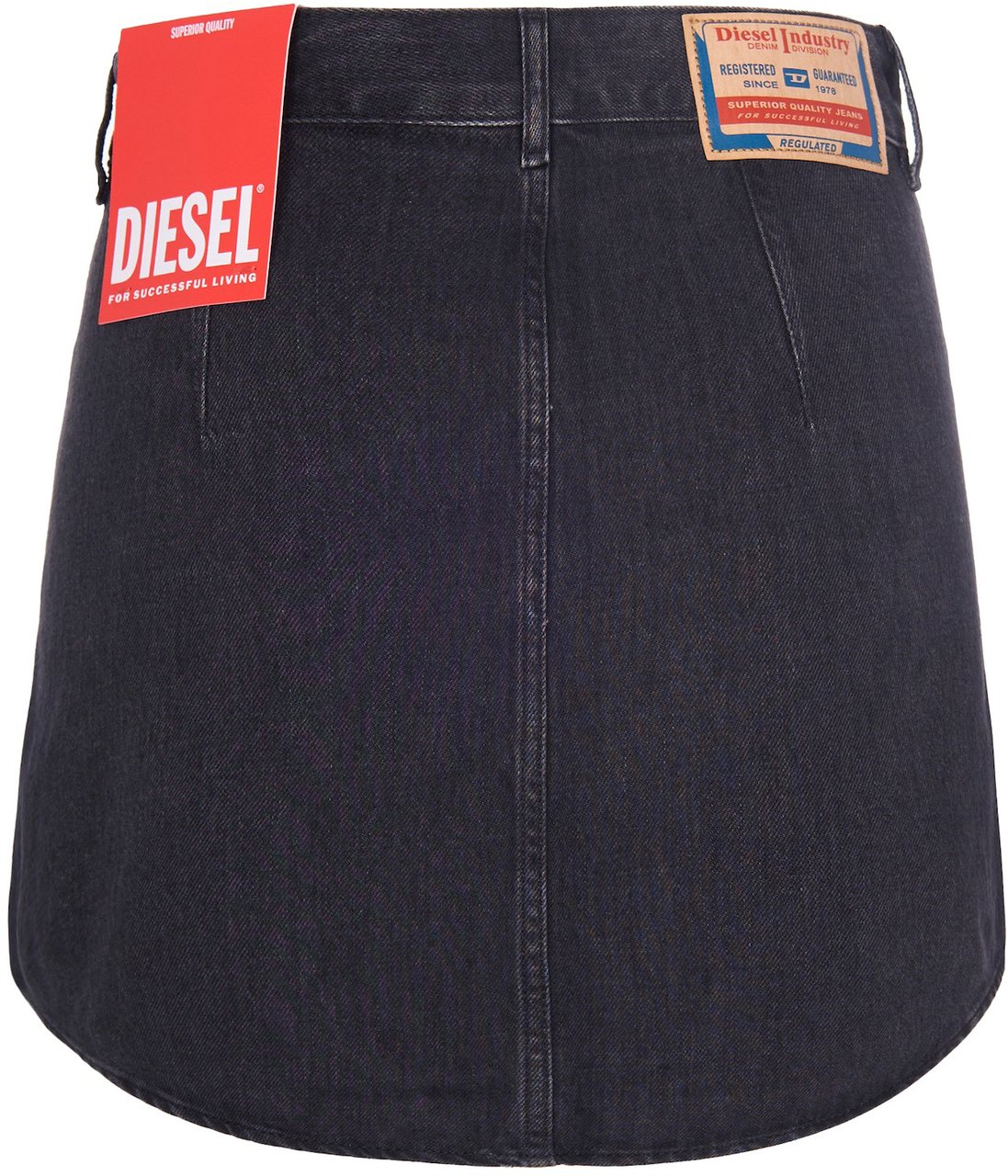 Diesel Skirts 008Blackdenim Zwart