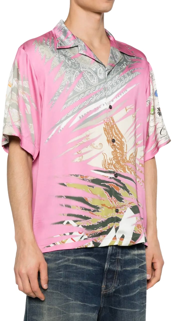 Diesel S Ulf Shirt Pink Divers