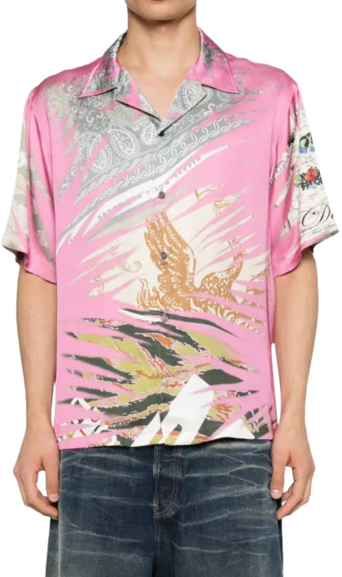 Diesel S Ulf Shirt Pink Divers