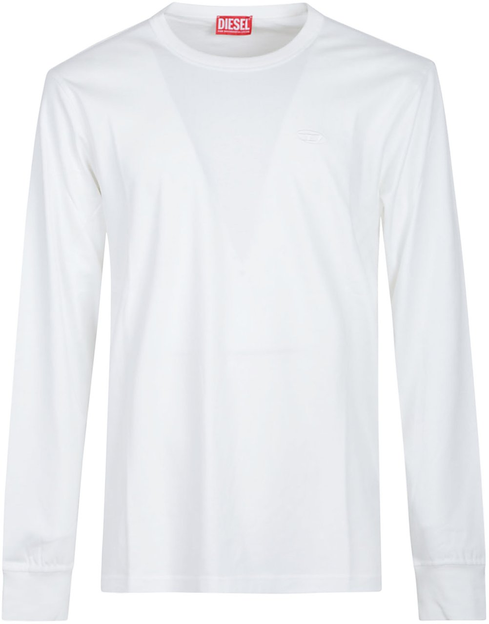 Diesel Adjust Long Sleeve Slits R17 T-shirt White Wit