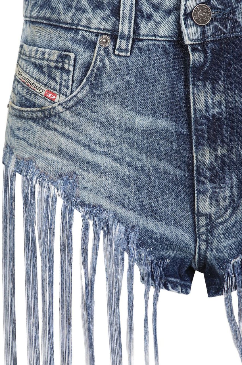 Diesel Shorts Denim Blauw