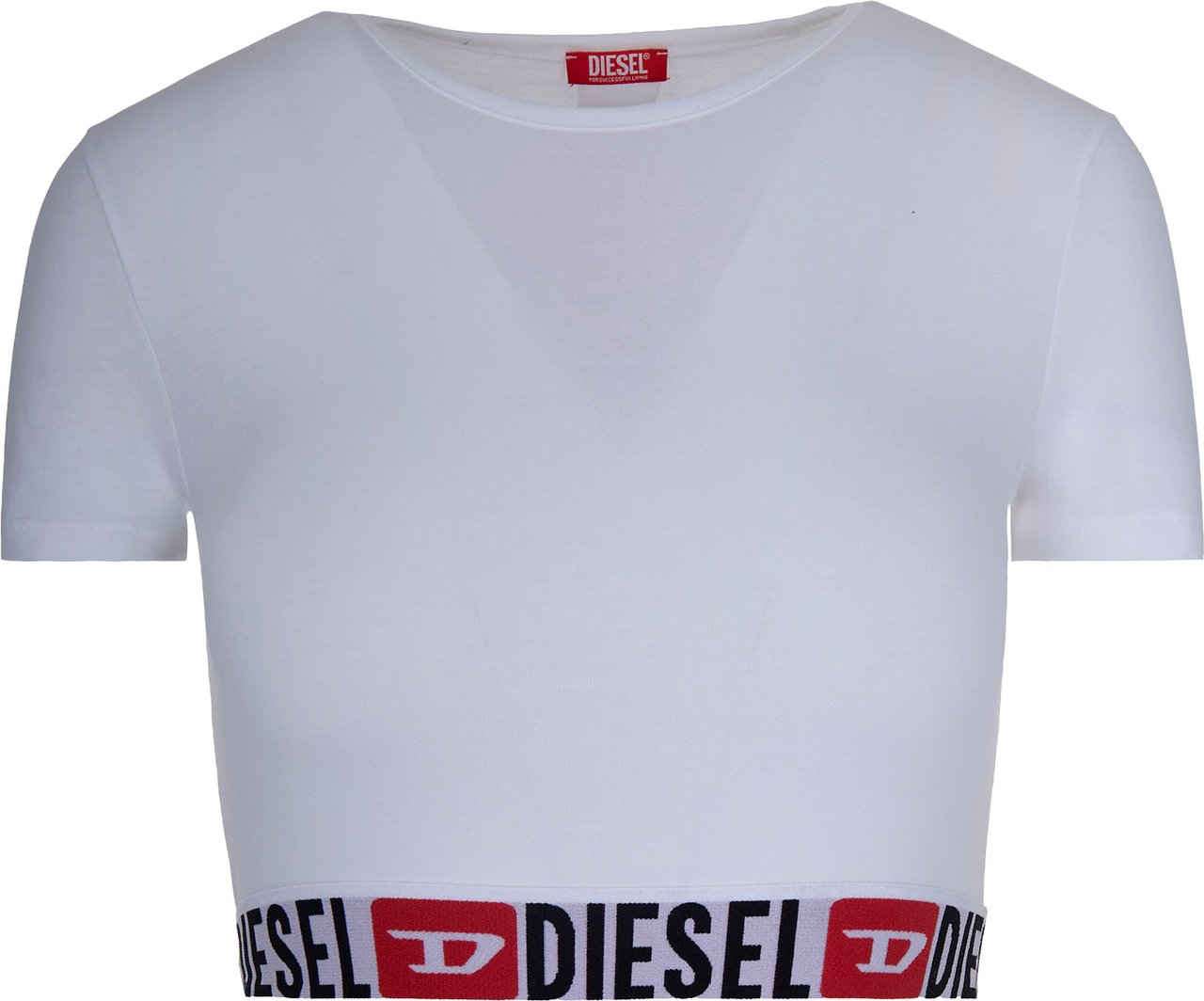 Diesel Top White Wit