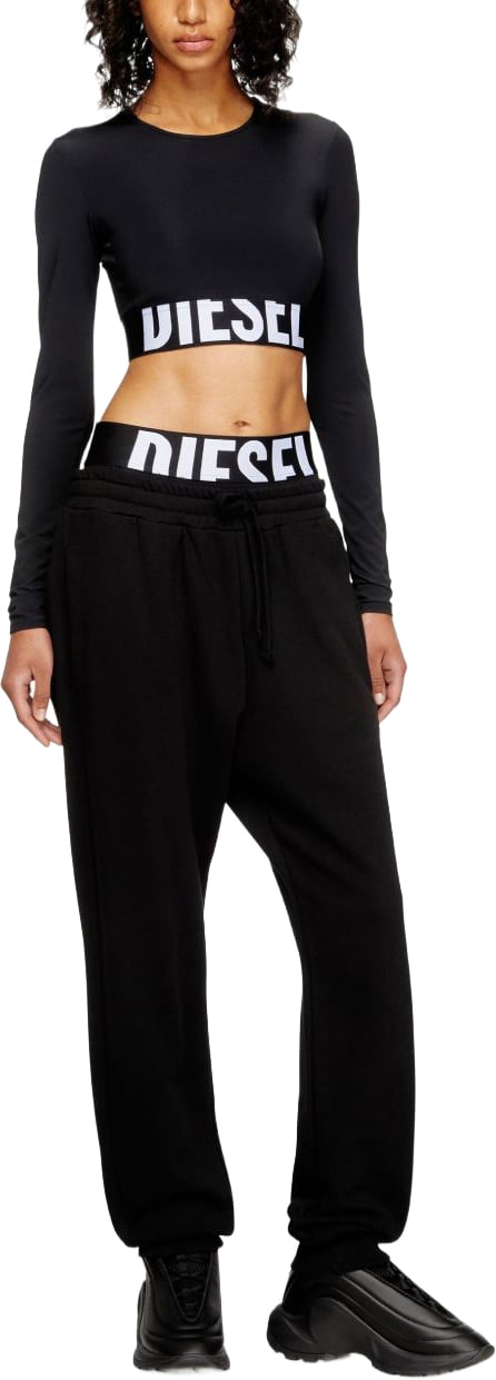 Diesel T-Shirts And Polos Black Zwart