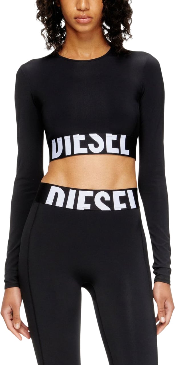 Diesel T-Shirts And Polos Black Zwart