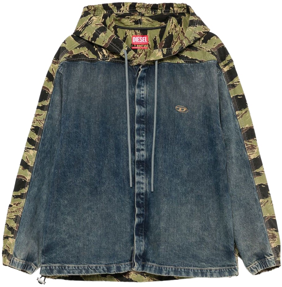 Diesel Jackets Denim Blauw