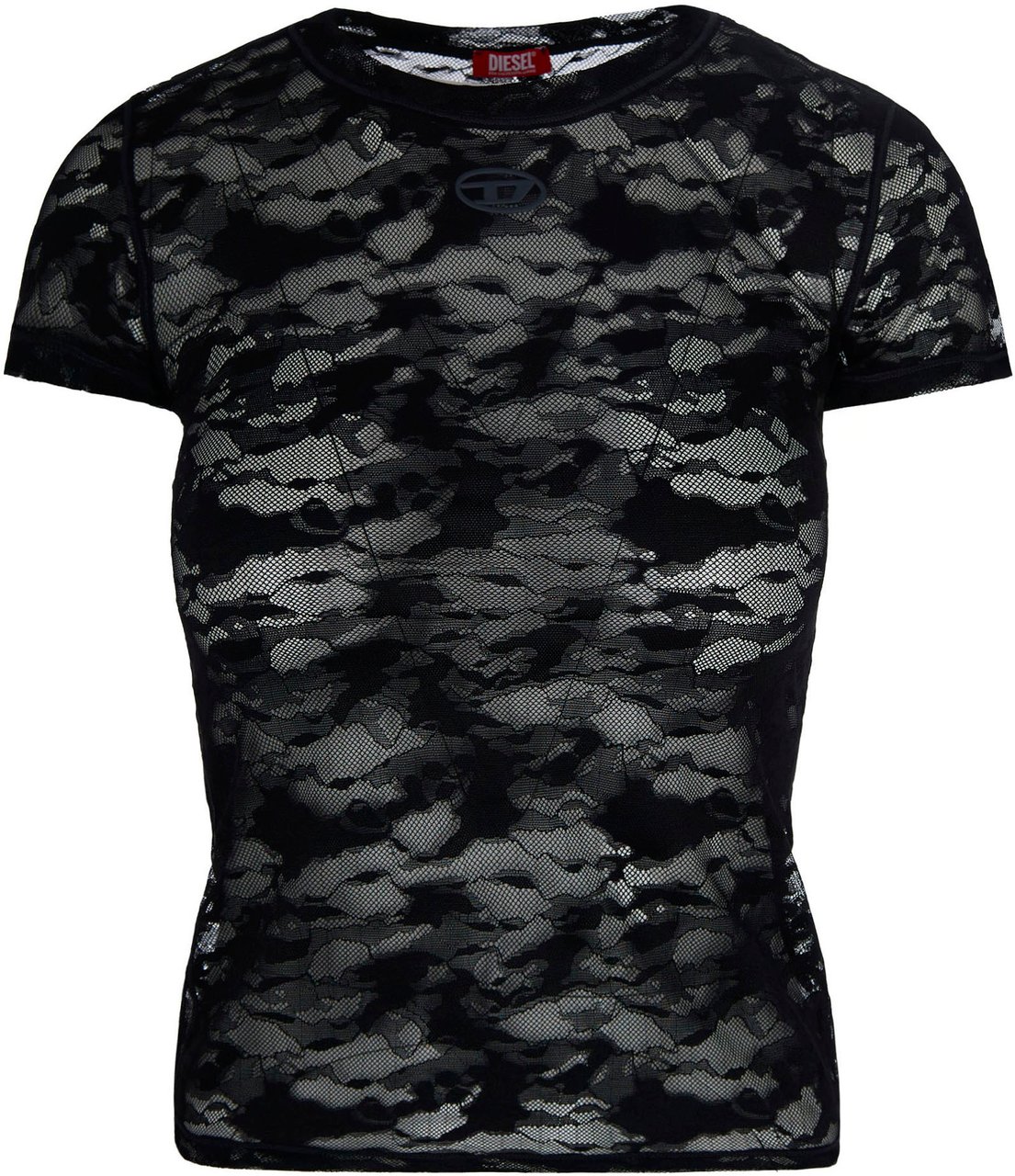 Diesel T-Shirts And Polos 009Ebony Zwart