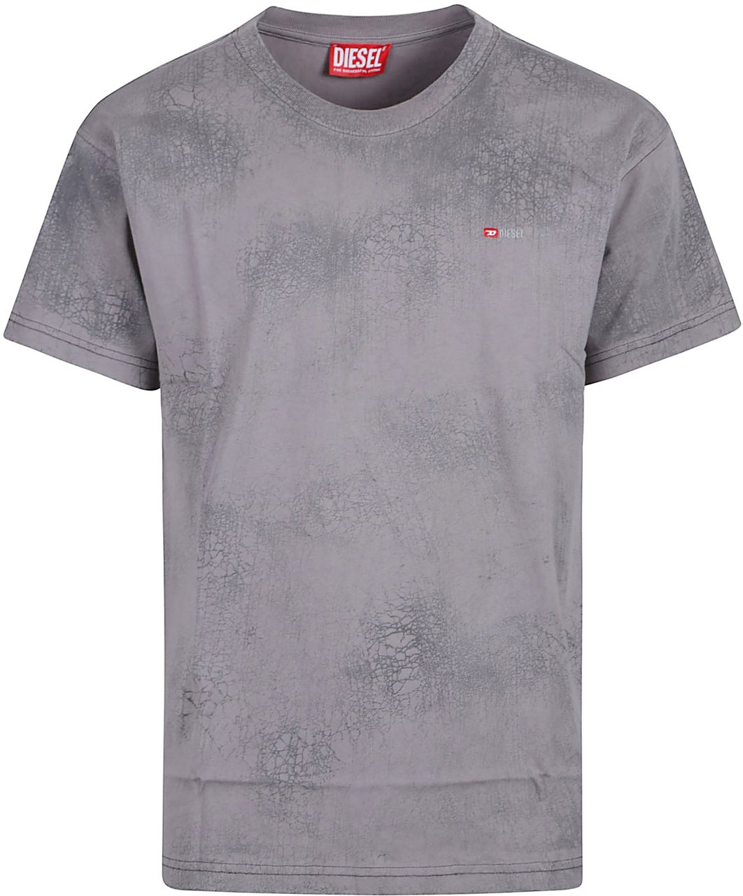Diesel T-norm T8 T-shirt Grey Grijs