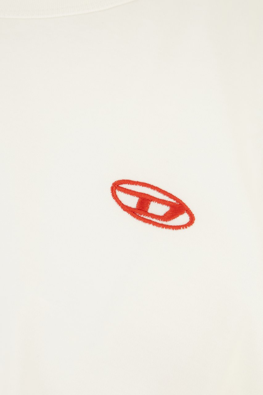 Diesel Diesel White cotton t-shirt Wit