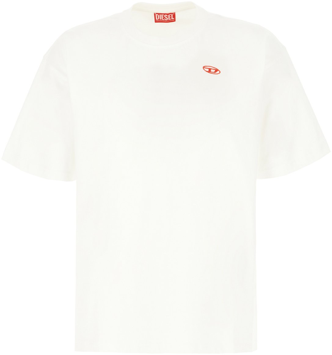 Diesel Diesel White cotton t-shirt Wit