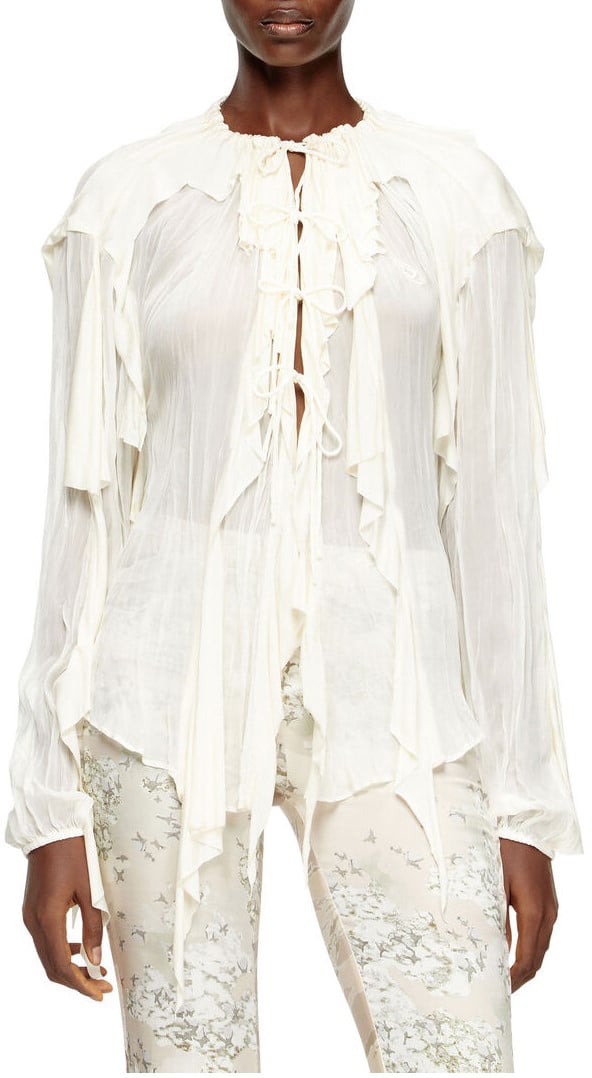 Diesel Shirts White Wit