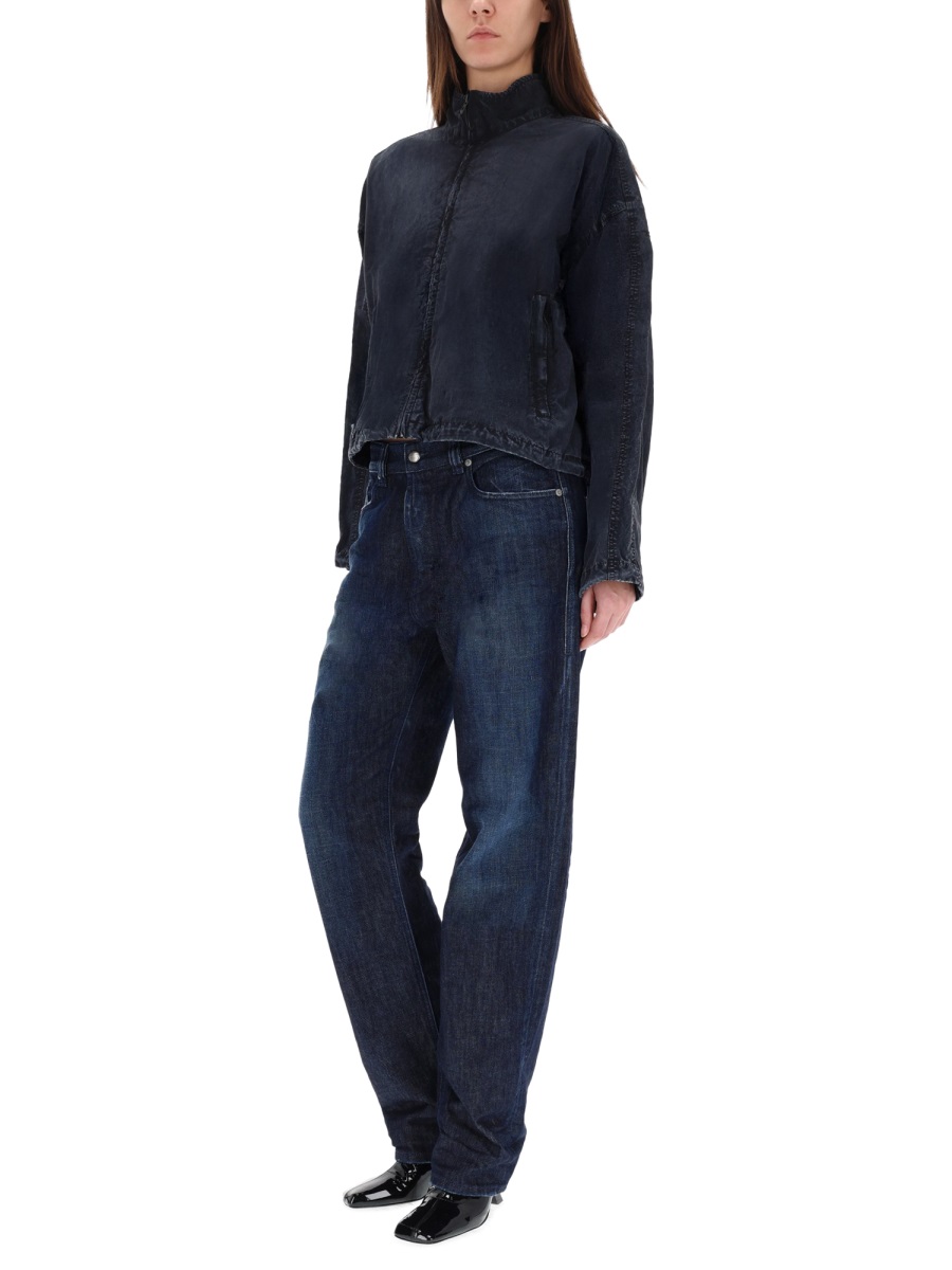 Diesel G-Leam-R1 Boxy Matte Jacket Zwart