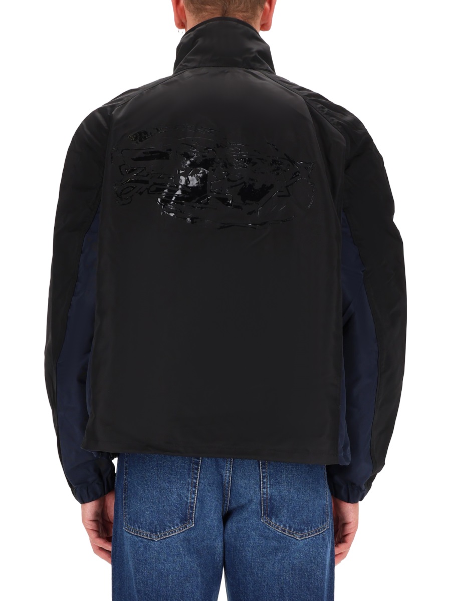 Diesel J-Kaye Boxy High Collar Jacket Zwart